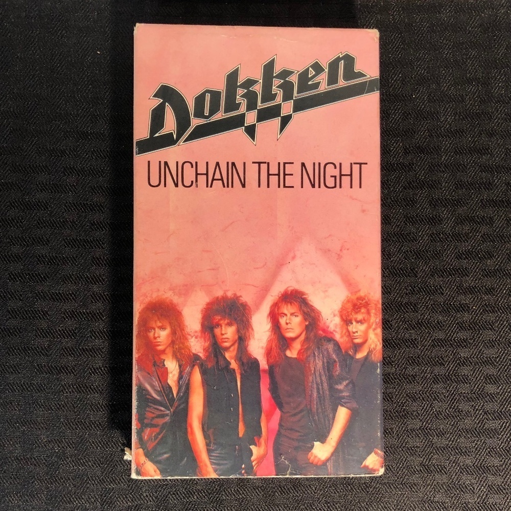 Dokken: Unchain the Night Elektra Home Entertainment  VHS TAPE